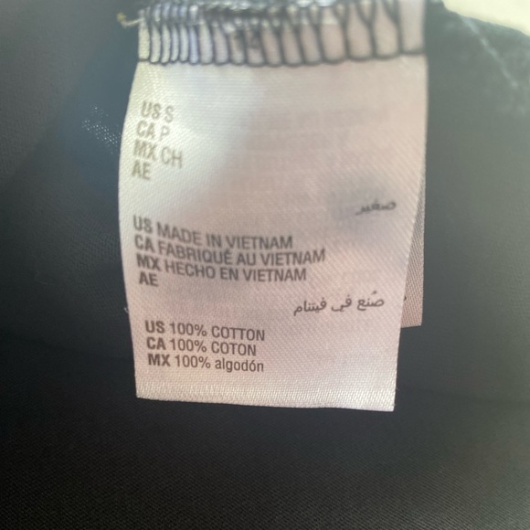 Black short sleeve top by INC - Picture 3 of 3